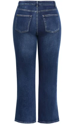 Harley Fit Heidi Ankle Grazer Jean - mid wash
