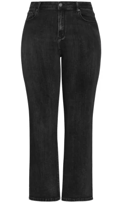 Harley Fit Ivy Straight Leg Regular Jean - black