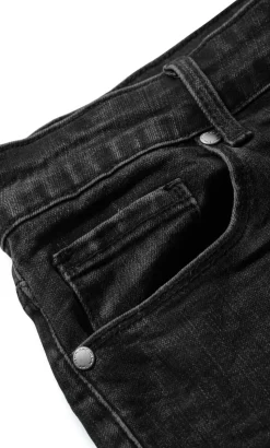 Harley Fit Ivy Straight Leg Regular Jean - black