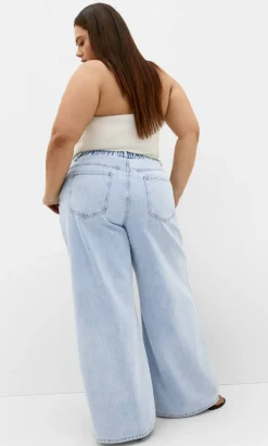 Harley Fit Jessie Wide Leg Regular Jean - light wash