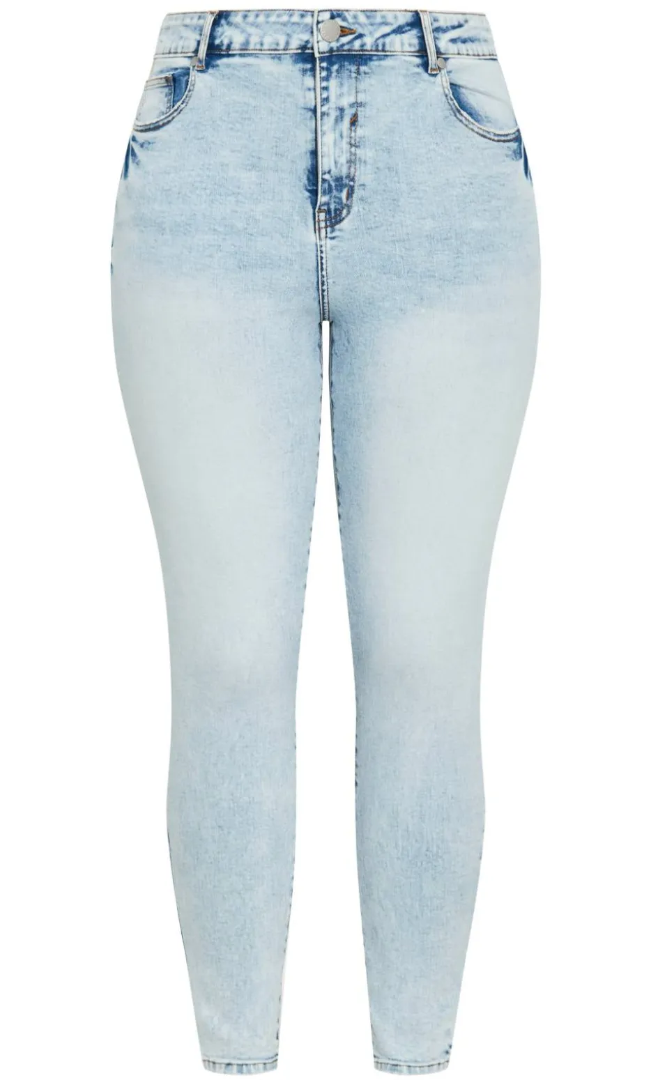 Harley Fit Karla Skinny Leg Short Jean - light wash