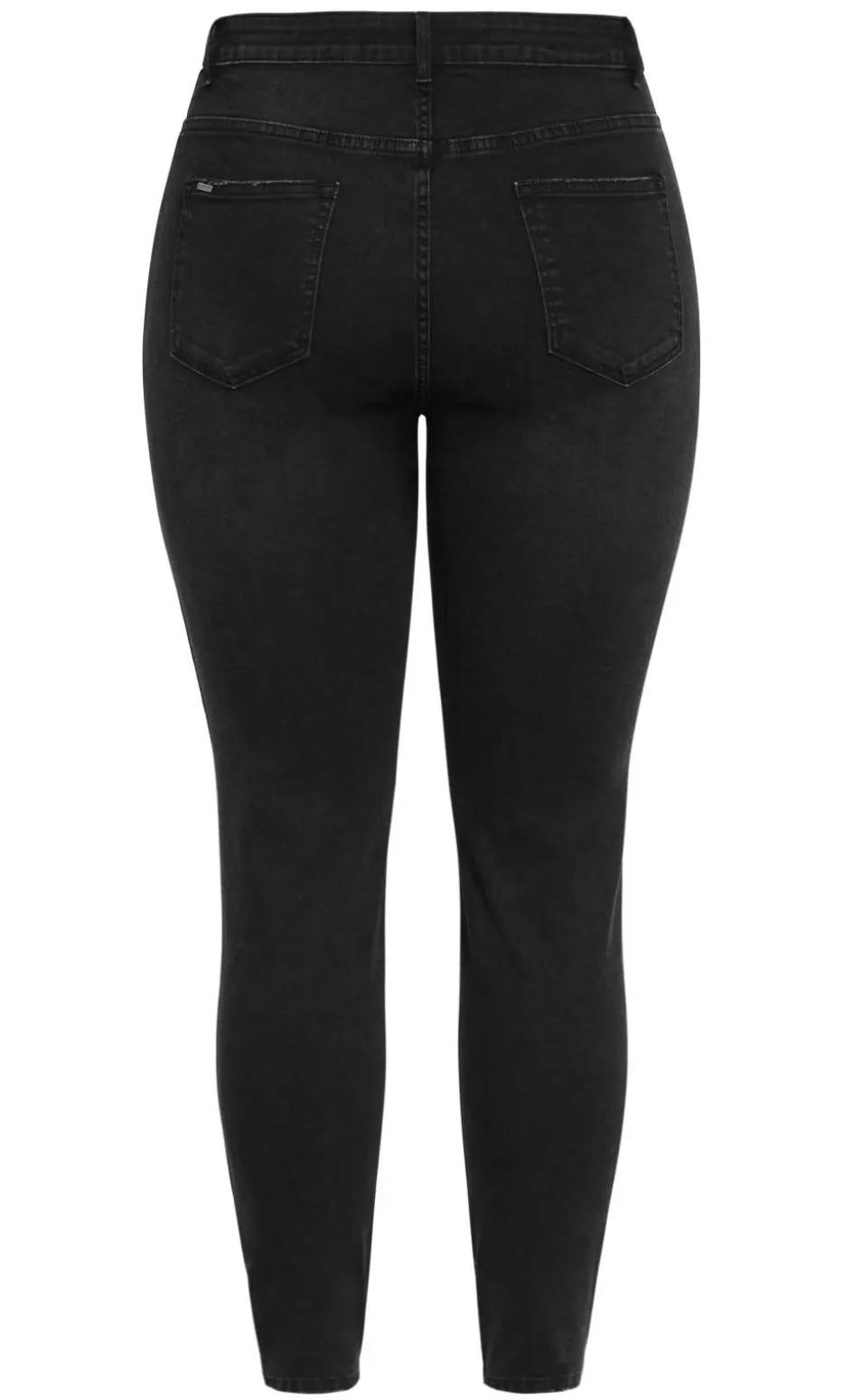 Harley Fit Karla Skinny Leg Short Jean - black wash