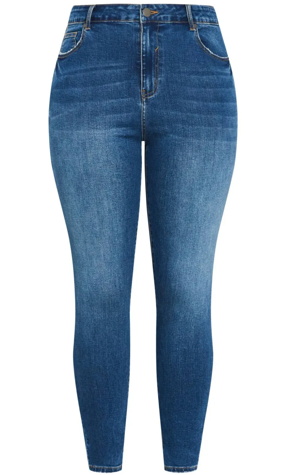 Harley Fit Karla Skinny Leg Short Jean - dark wash