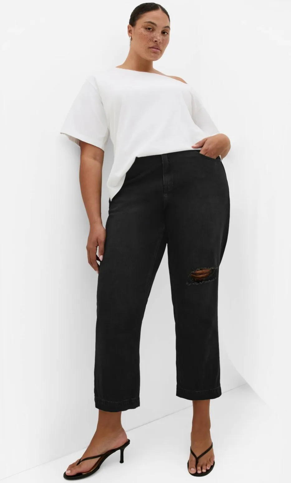 Harley Fit Kenia Straight Jean - black wash