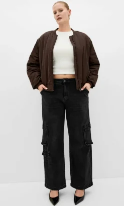 Harley Fit Miley Cargo Regular Jean - black wash