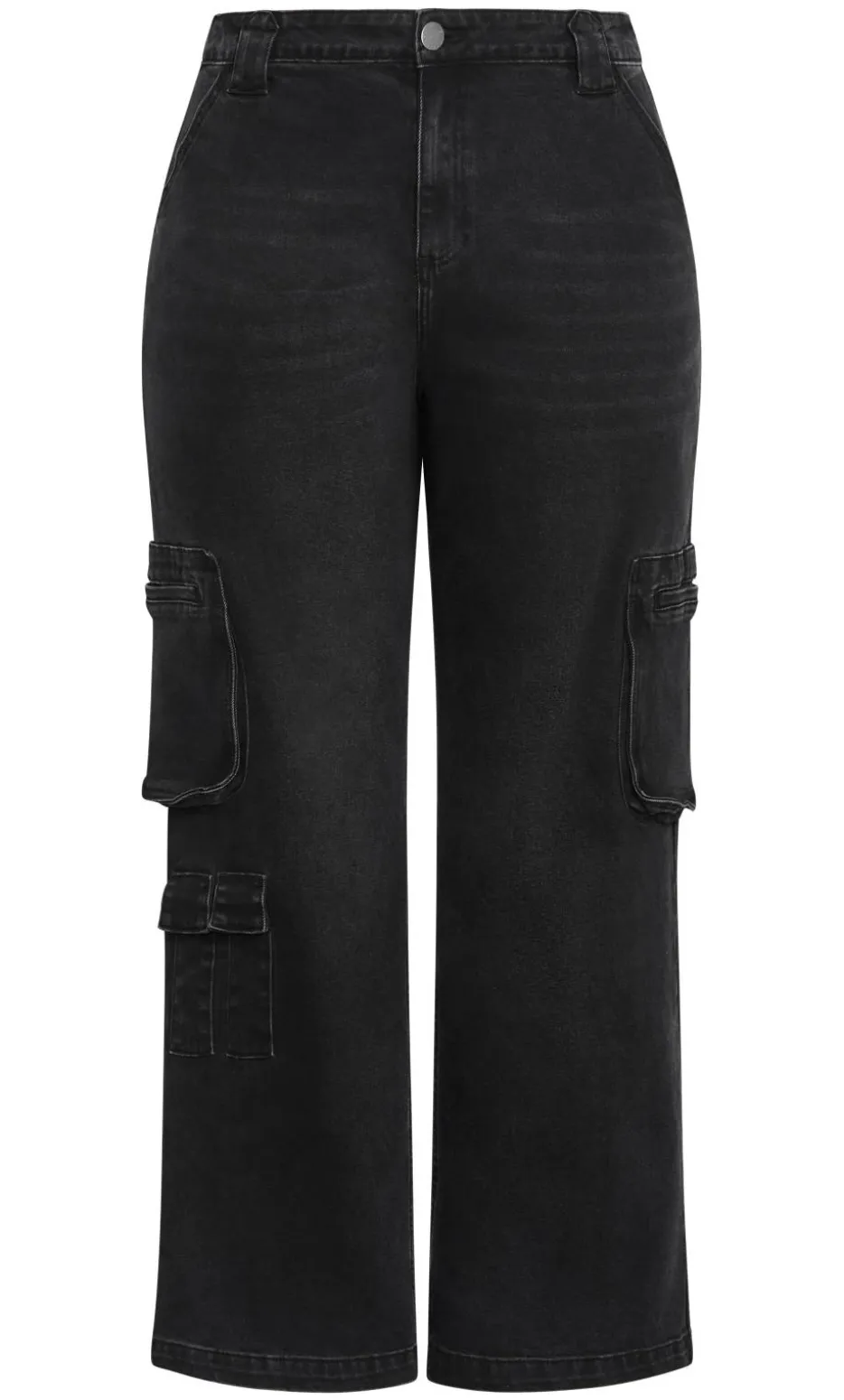 Harley Fit Miley Cargo Regular Jean - black wash
