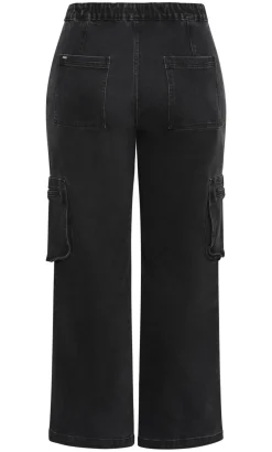 Harley Fit Miley Cargo Regular Jean - black wash