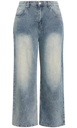 Harley Fit Olivia Relaxed Wide Leg Jean - vintage wash