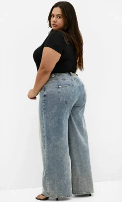 Harley Fit Olivia Relaxed Wide Leg Jean - vintage wash