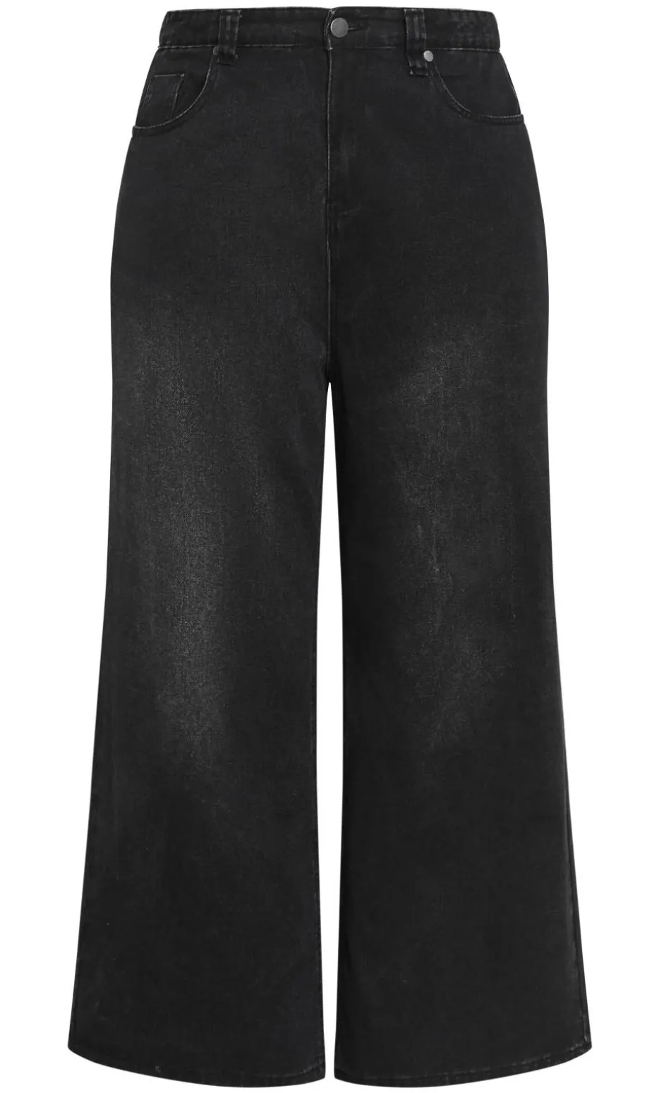 Harley Fit Olivia Relaxed Wide Leg Jean - black wash