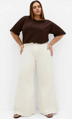 Harley Fit Piper Palazzo Regular Jean - white