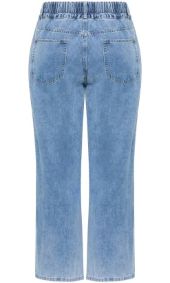 Harley Fit Stretch Waist Jean - mid wash