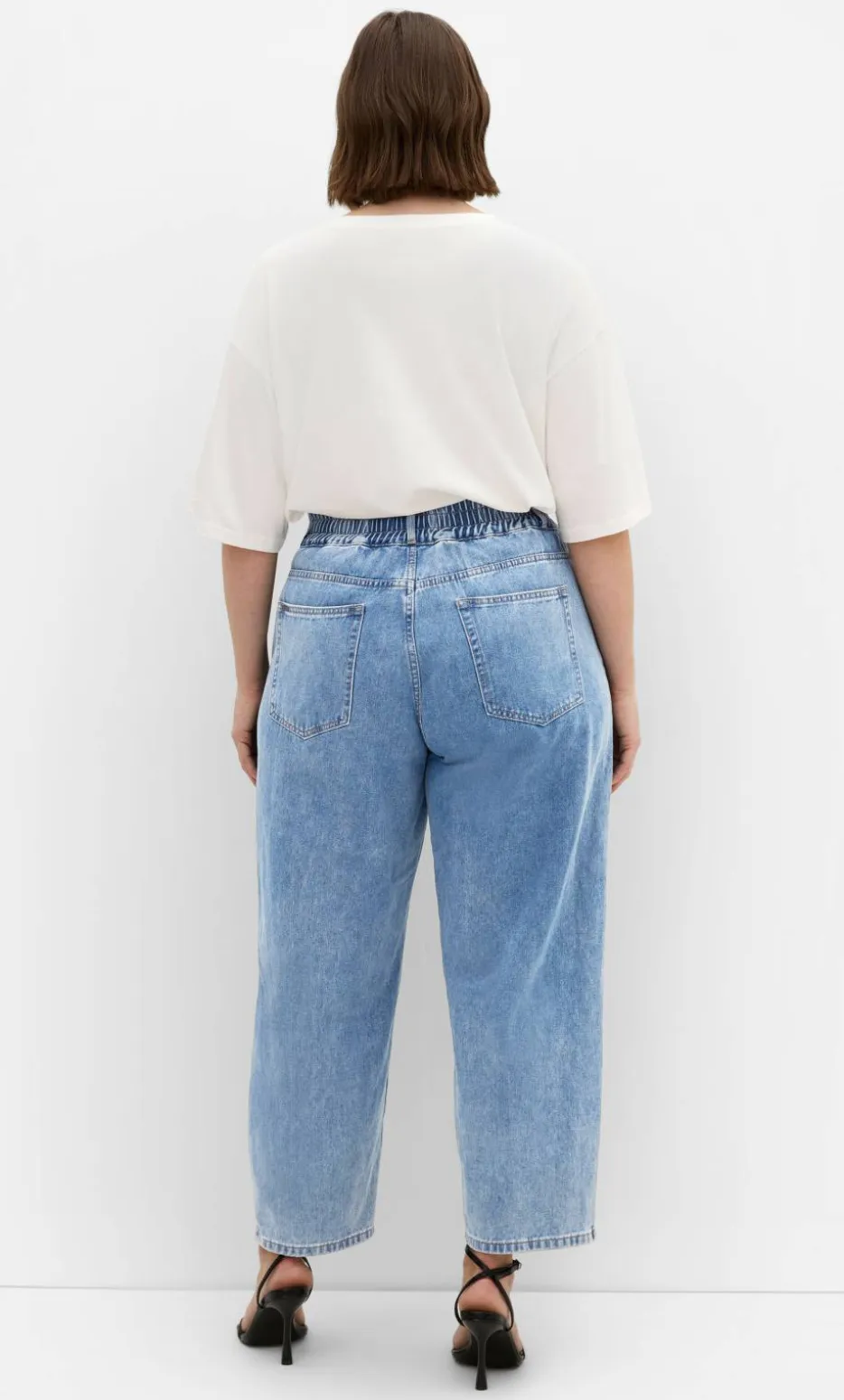 Harley Fit Stretch Waist Jean - mid wash