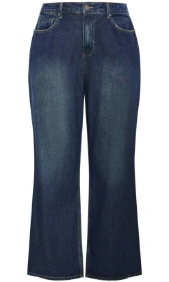 Harley Fit Talia Wide Leg Jean - dark wash