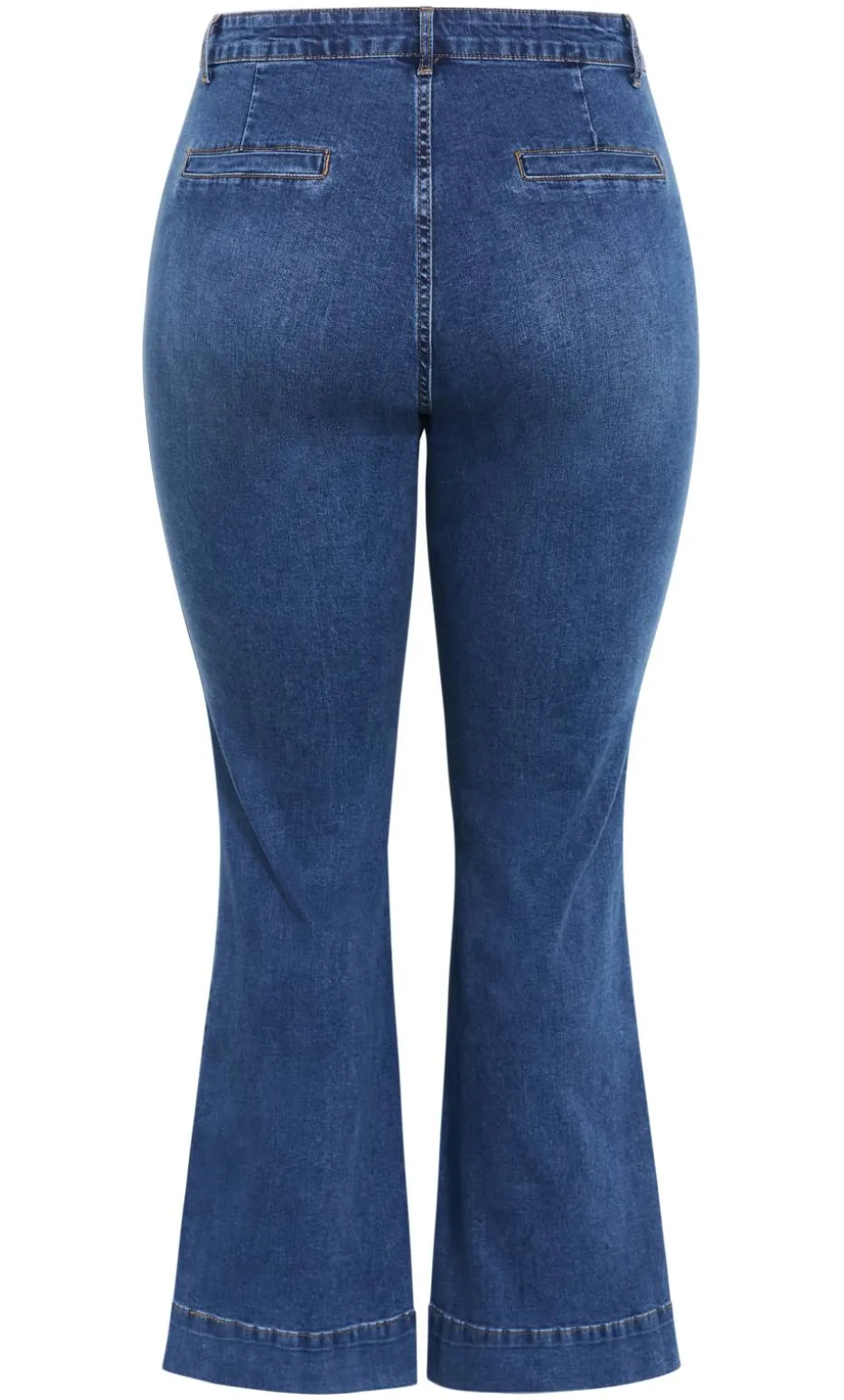 Harley Fit West End Flare Leg Jean - mid wash
