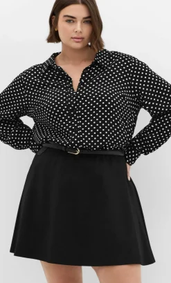 Hesper Mews Spot Shirt - black