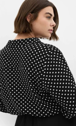 Hesper Mews Spot Shirt - black