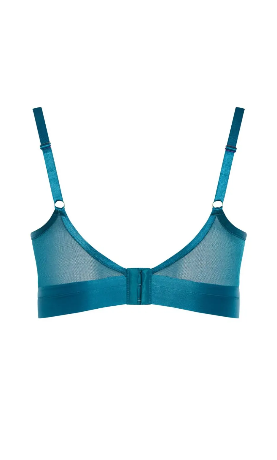Ingrid Contour Longline Bra - teal