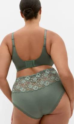 Iris 3 Pack Cotton Hi Brief - sage teal black