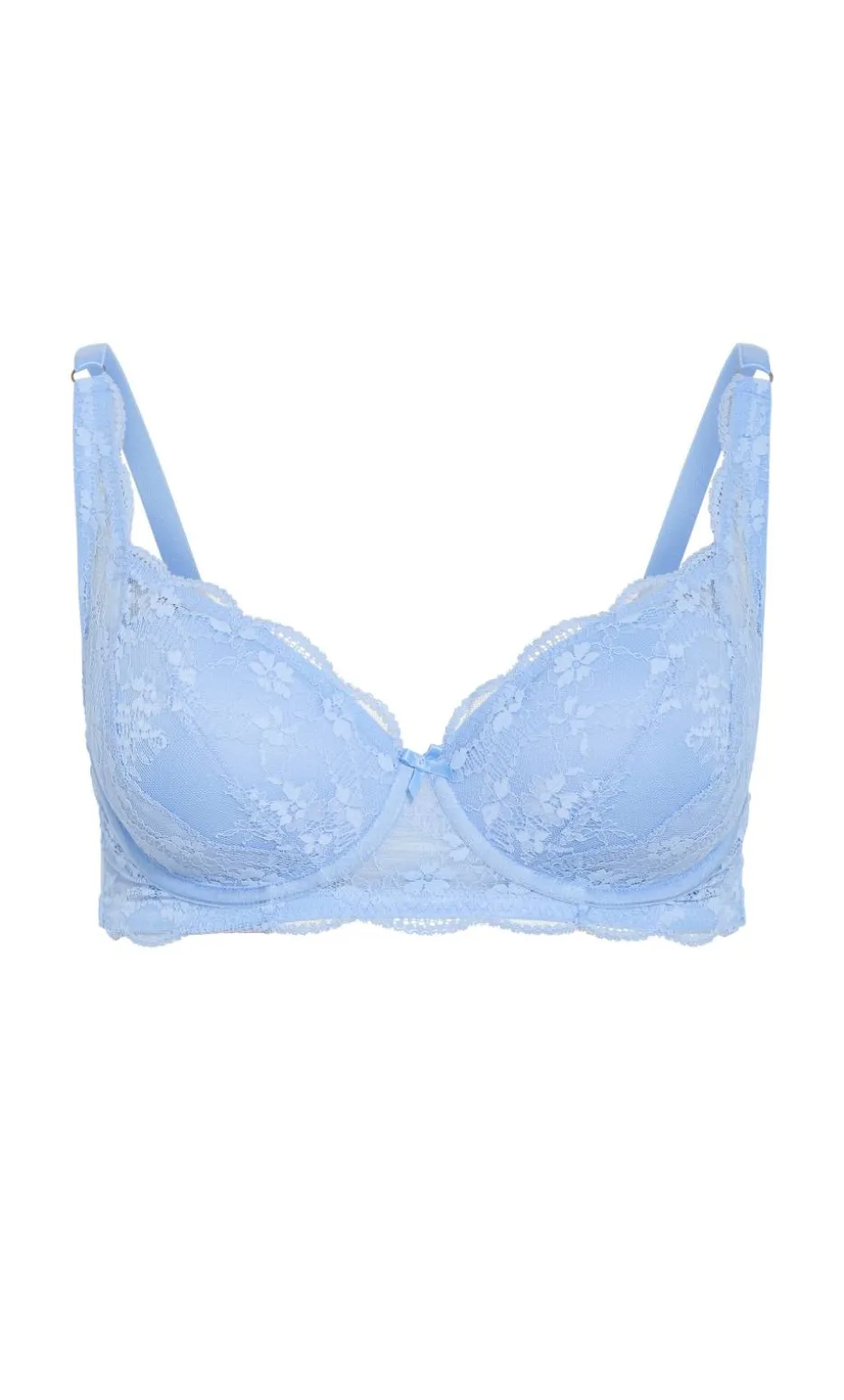Isadora Uplift Lace Bra - angel blue