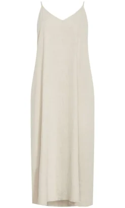 Jayda V Neck Maxi Dress - neutral