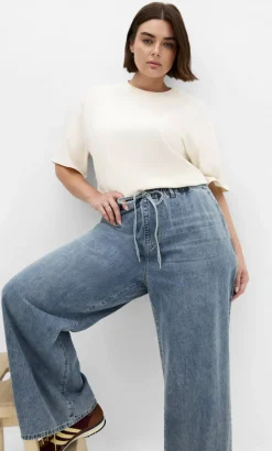 Jorja Wide Leg Denim Pant - light wash