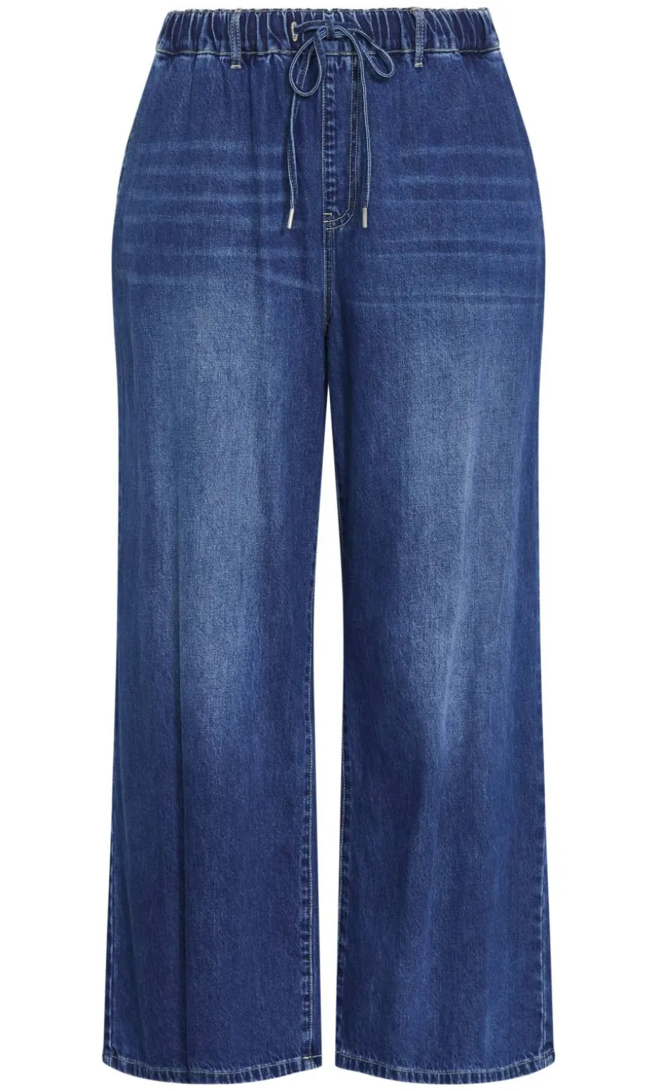 Jorja Wide Leg Denim Pant - mid wash