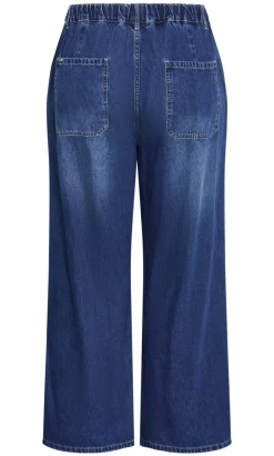 Jorja Wide Leg Denim Pant - mid wash