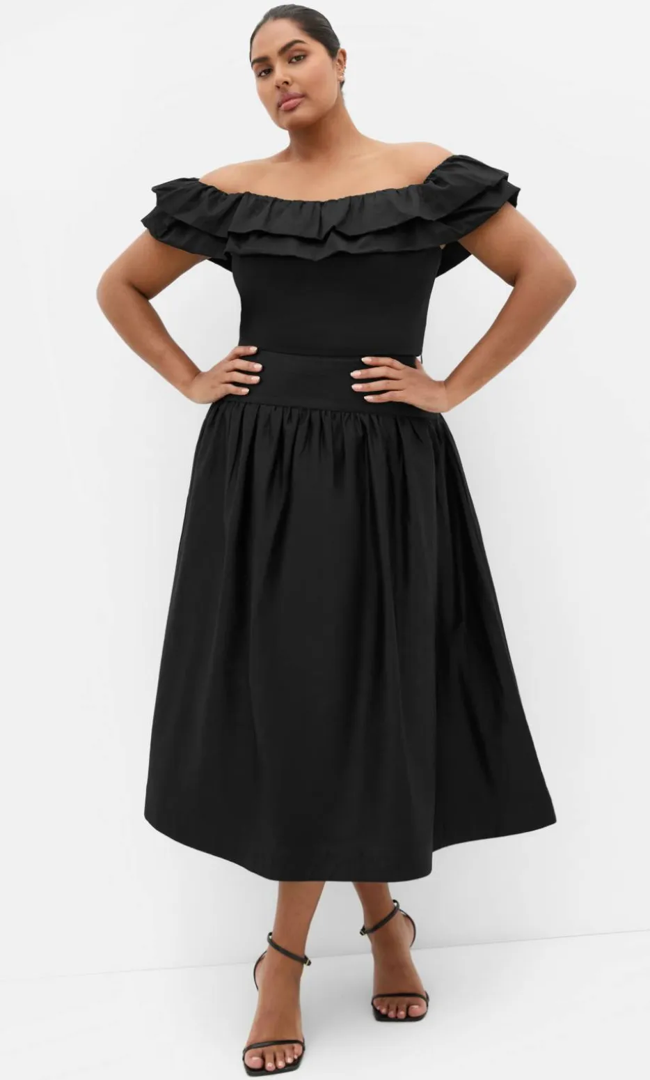 Kaia Crop Top - black