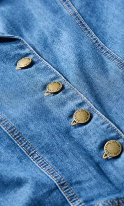 Kai Denim Mini Dress - mid wash