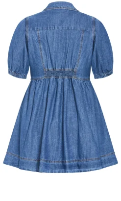 Kai Denim Mini Dress - mid wash