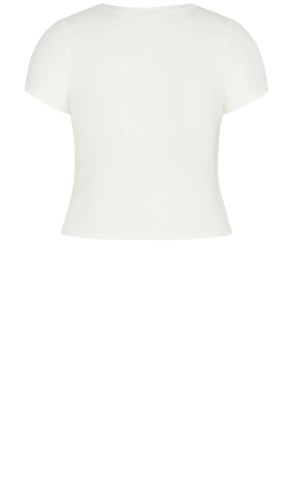 Karla Short Sleeve Tee - ivory