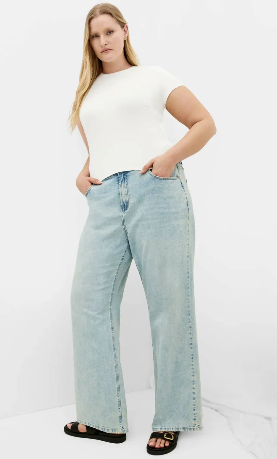 Karla Short Sleeve Tee - ivory