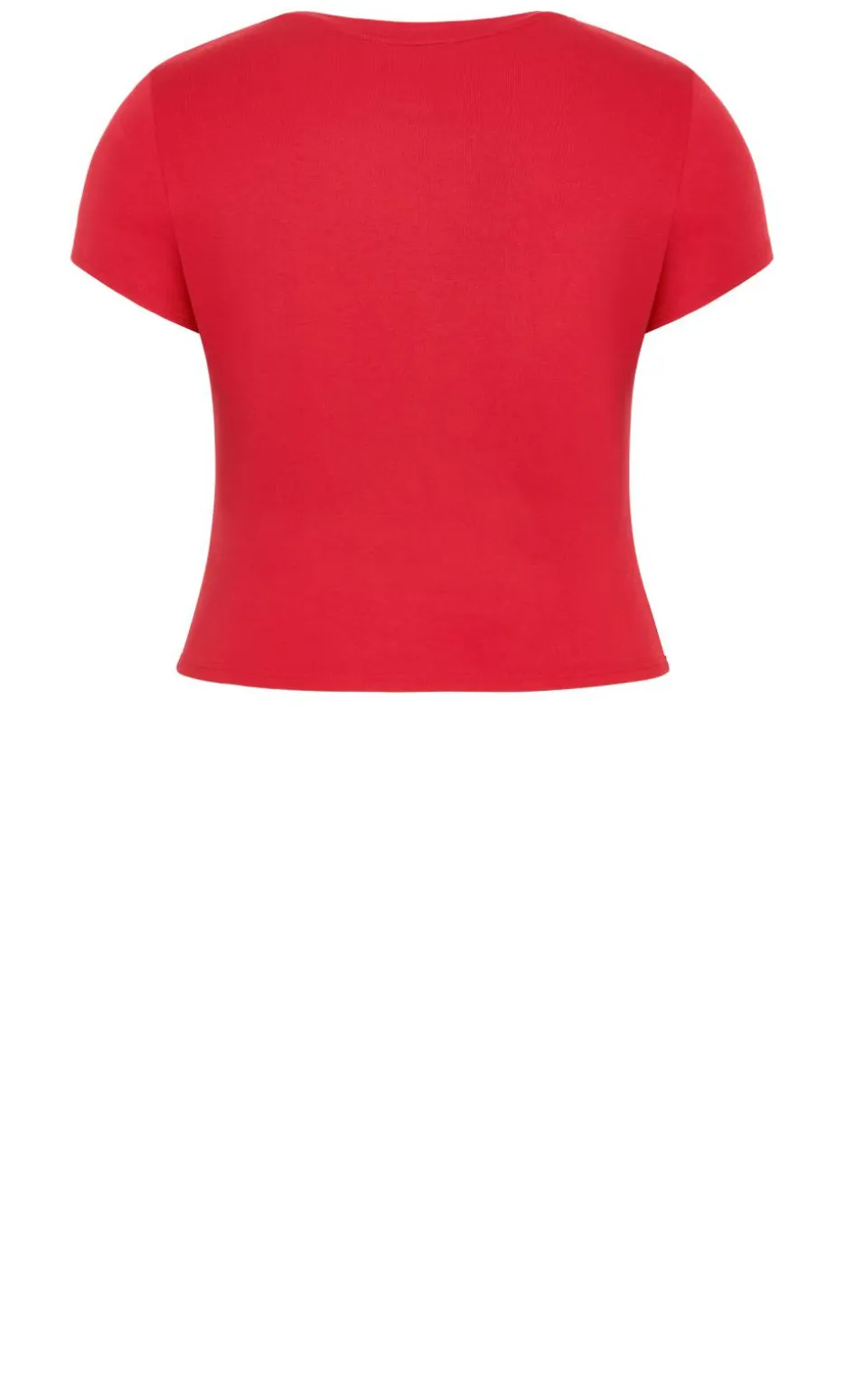 Karla Short Sleeve Tee - red