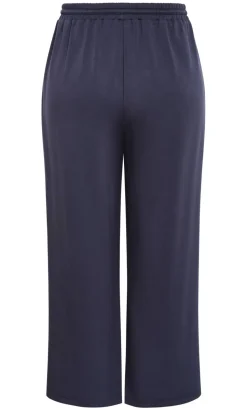 Kay Wide Leg Track Pant - navy