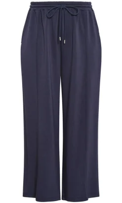 Kay Wide Leg Track Pant - navy