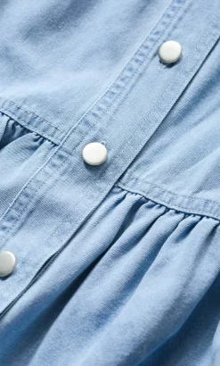 Kelise Denim Mini Dress - light wash