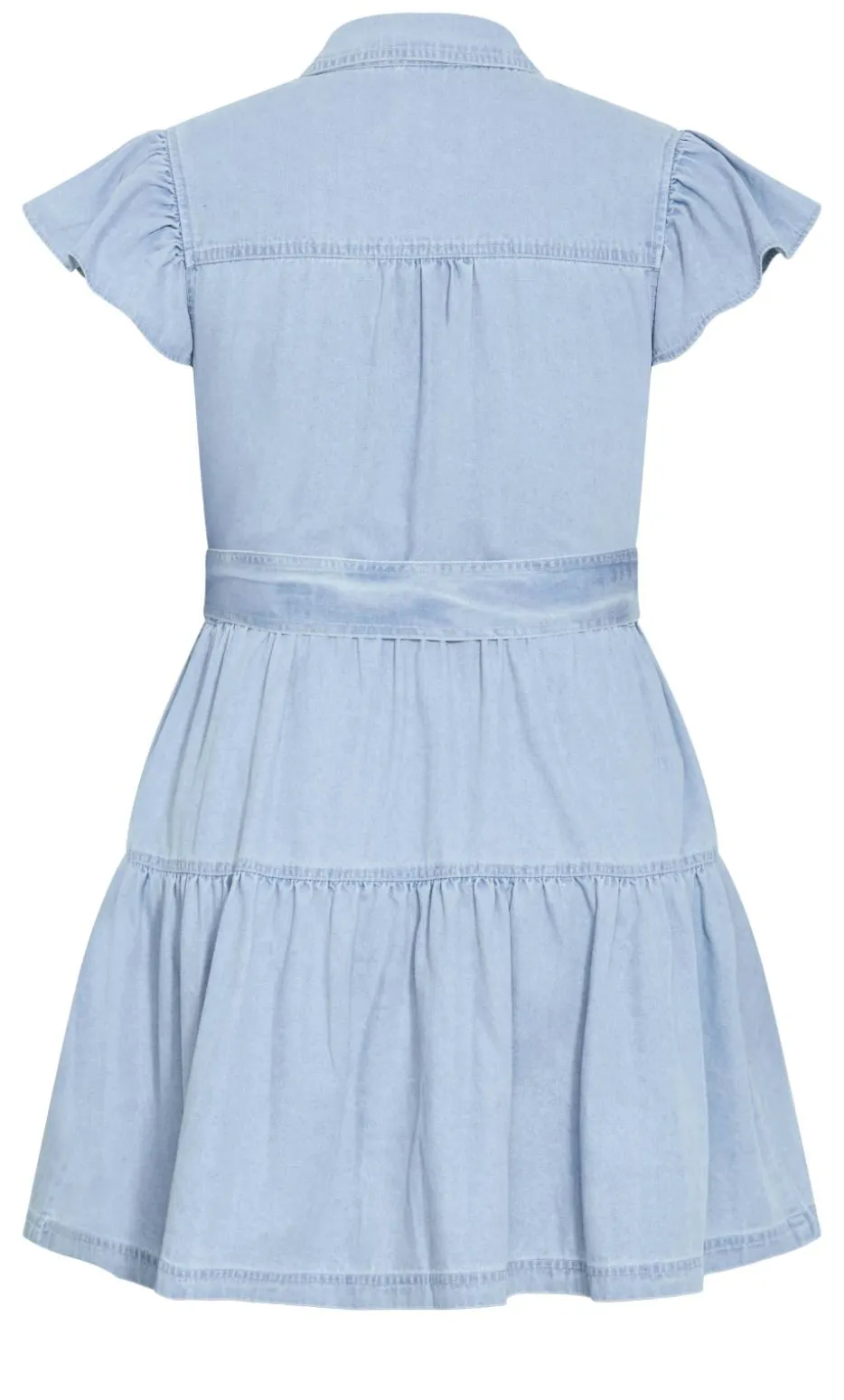 Kelise Denim Mini Dress - light wash