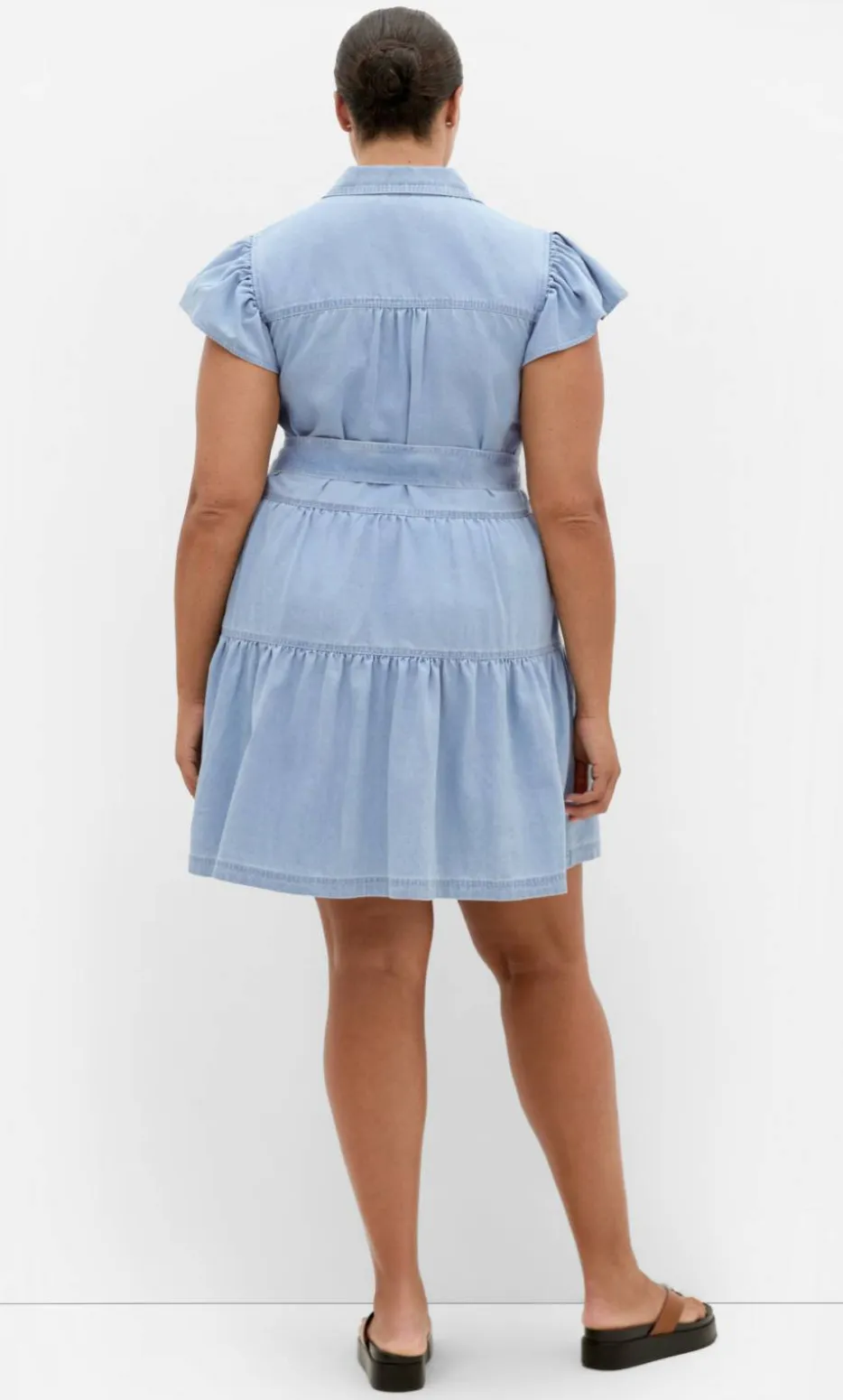 Kelise Denim Mini Dress - light wash