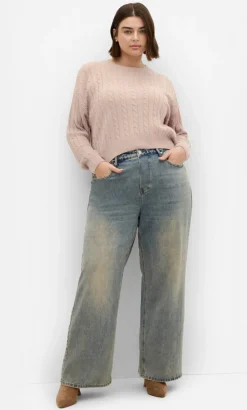 Kenia Crew Neck Knit Jumper - light taupe