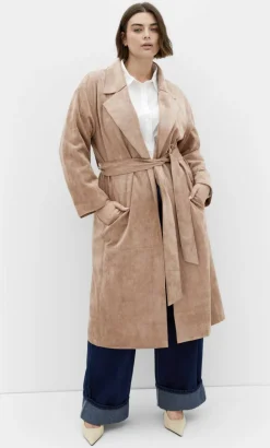 Kiara Longline Trench - caramel