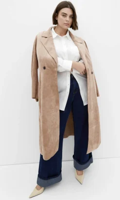 Kiara Longline Trench - caramel