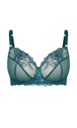 Kimora Demi Underwire Bra - deep teal
