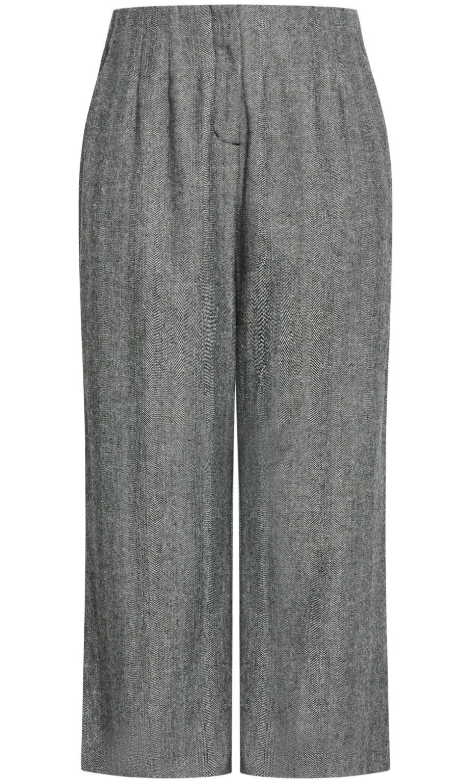 Kings Road Wide Leg Pant - herringbone