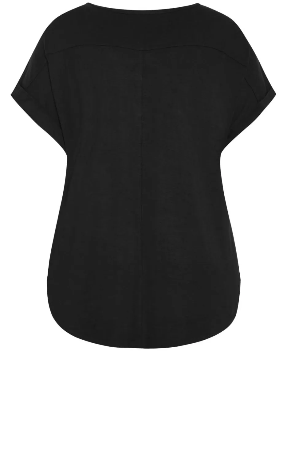 Kiran Hi-Lo Tee - black
