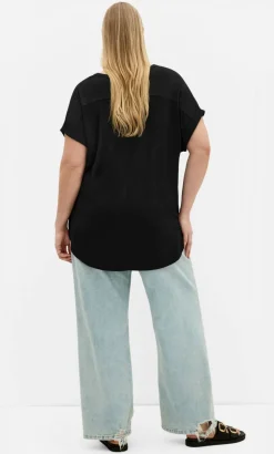 Kiran Hi-Lo Tee - black