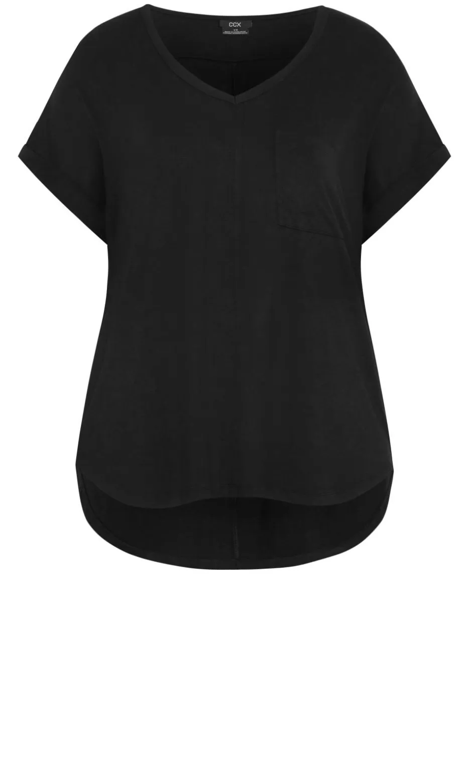 Kiran Hi-Lo Tee - black