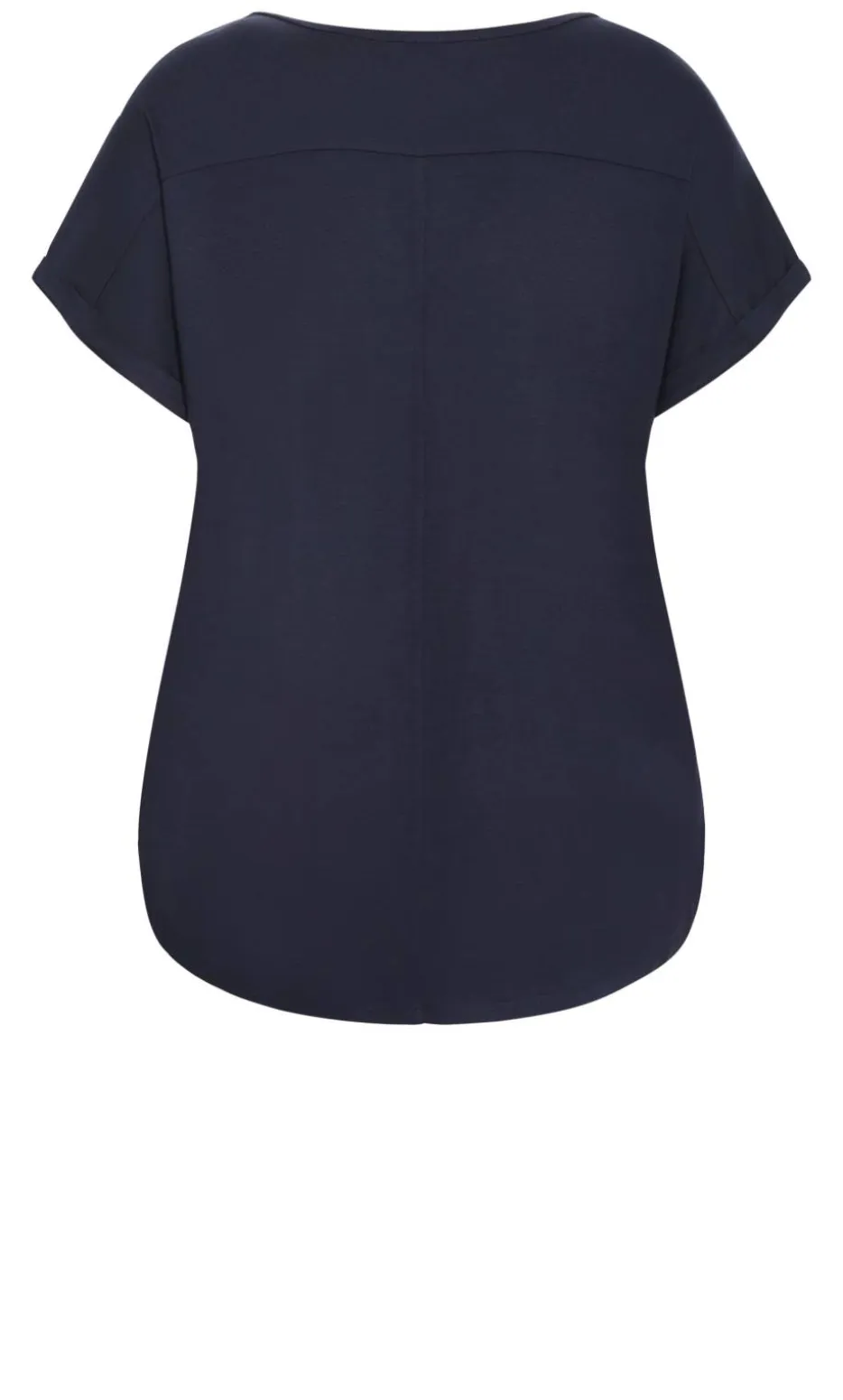 Kiran Hi-Lo Tee - navy