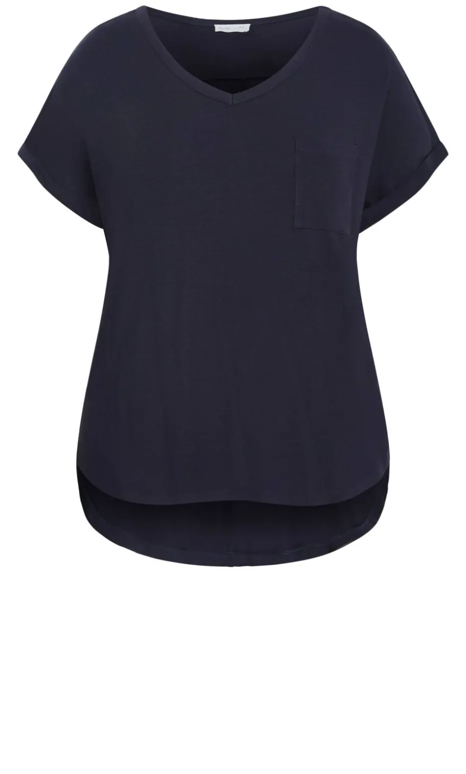 Kiran Hi-Lo Tee - navy