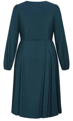 Kristina Midi Dress - deep teal